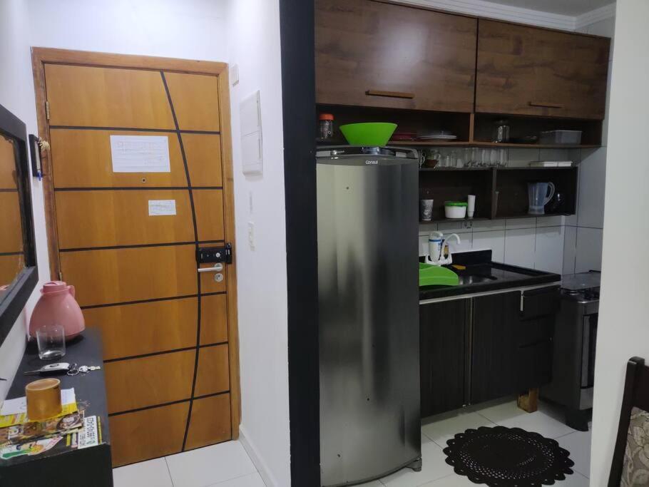 Apartamento 2 Dormitorios E Sacada Gourmet Frente Ao Mar Praia Grande  Exteriör bild