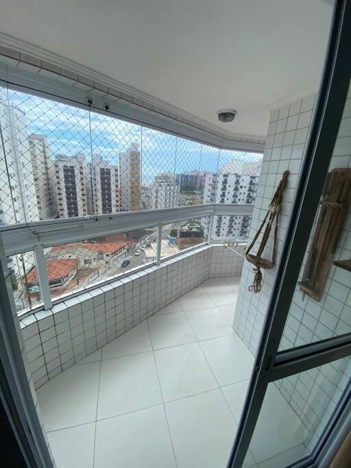 Apartamento 2 Dormitorios E Sacada Gourmet Frente Ao Mar Praia Grande  Exteriör bild