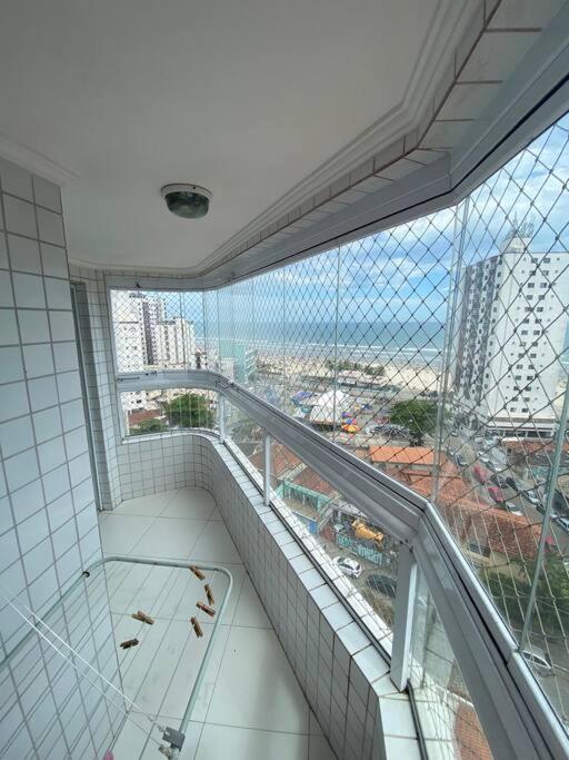 Apartamento 2 Dormitorios E Sacada Gourmet Frente Ao Mar Praia Grande  Exteriör bild