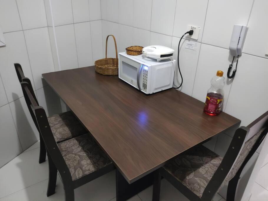 Apartamento 2 Dormitorios E Sacada Gourmet Frente Ao Mar Praia Grande  Exteriör bild